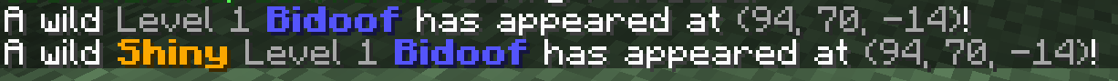 Changing the default message for all Pokemon