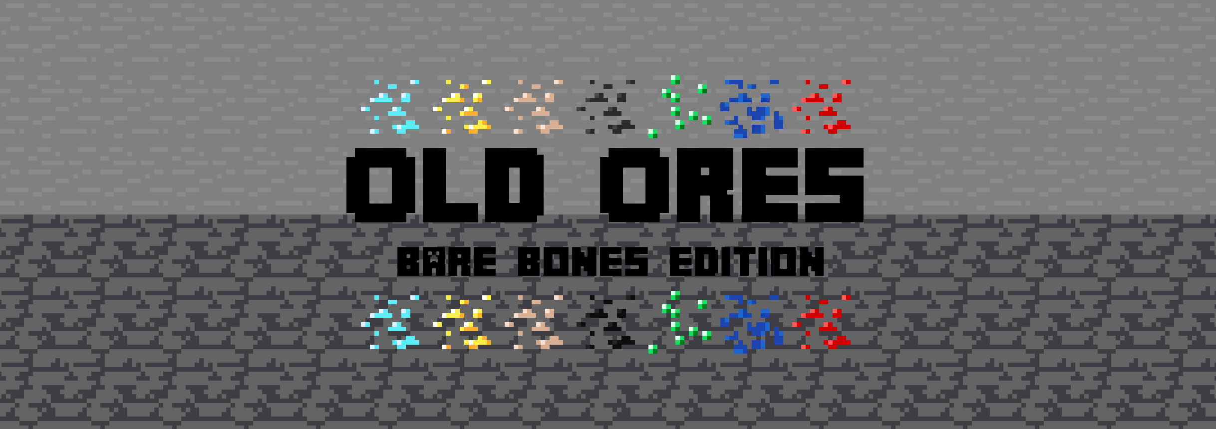 Old Ores Bare Bones Edition With Simplified Pre-1.17 Minecraft Ores