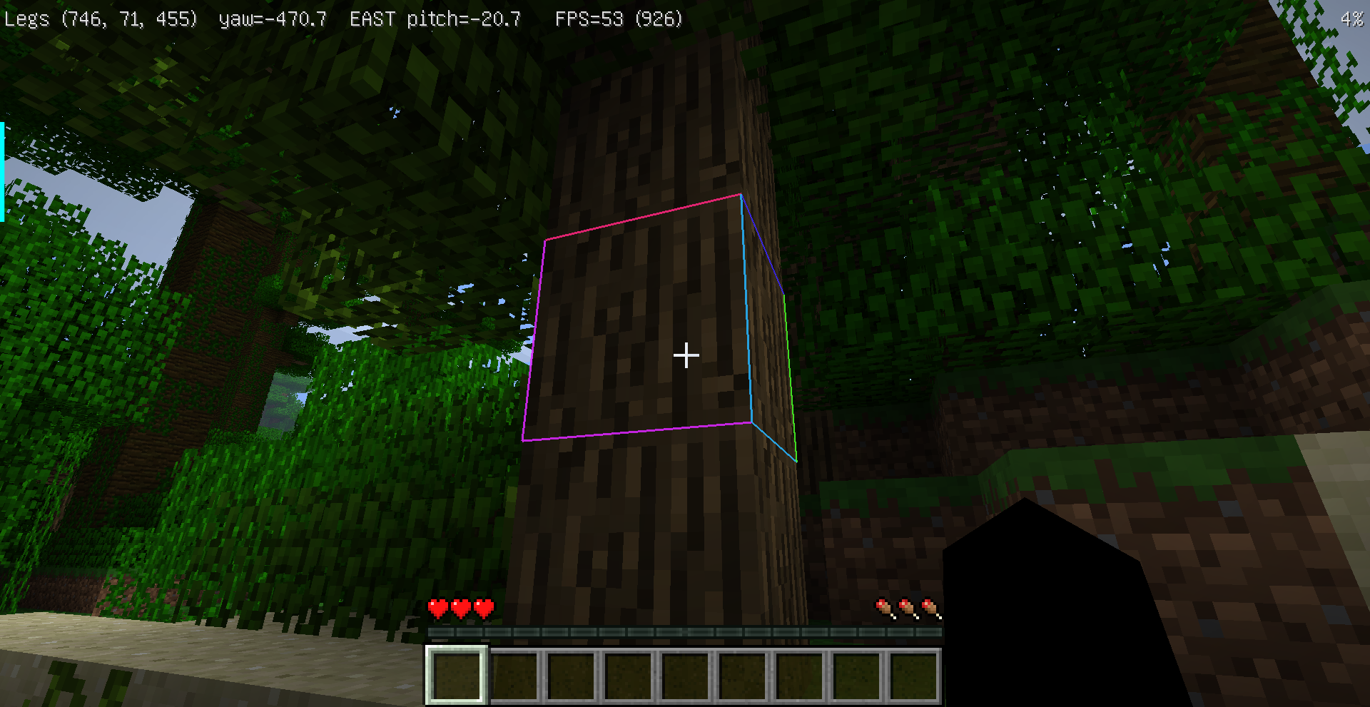Color-modified selection box