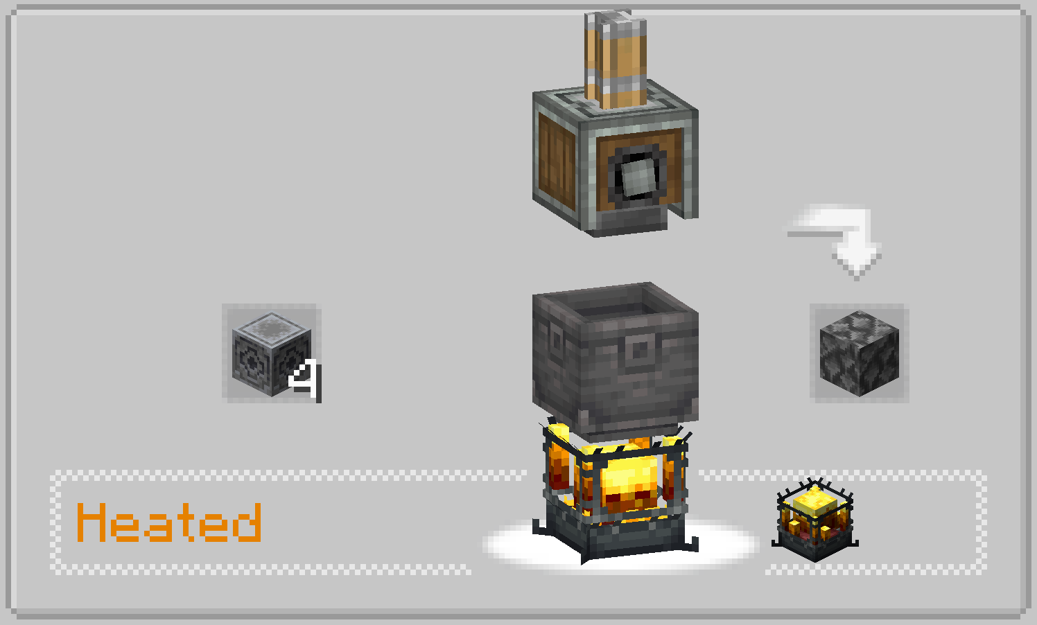 Compacting recipe for magnetite