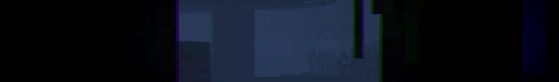 Forest with heavy fog