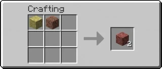 Crafting recipe