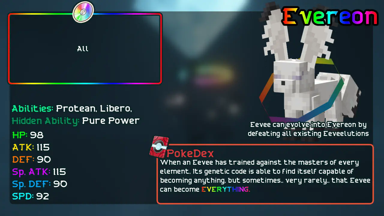 Evereon's Description Card