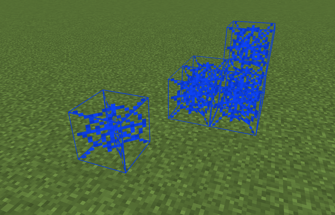 Blue Cobweb Outline