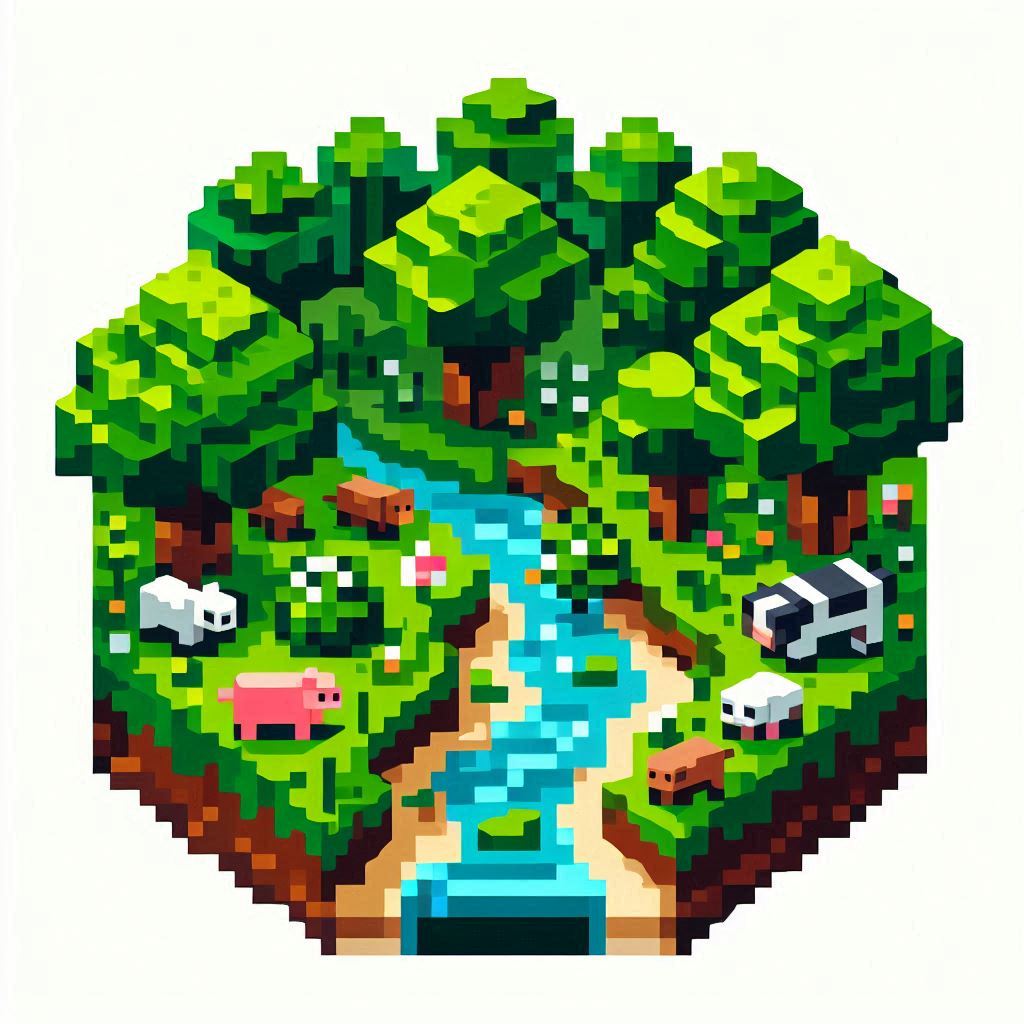 This icon is not how the modpack makes the game look Its just pixel art