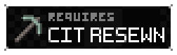 Requires CIT Resewn