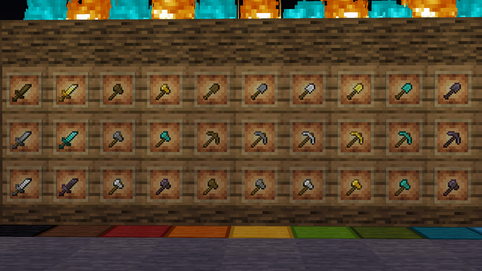 更短的剑和物品 Shorter swords and items