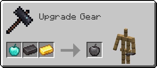 Netherite apple crafting