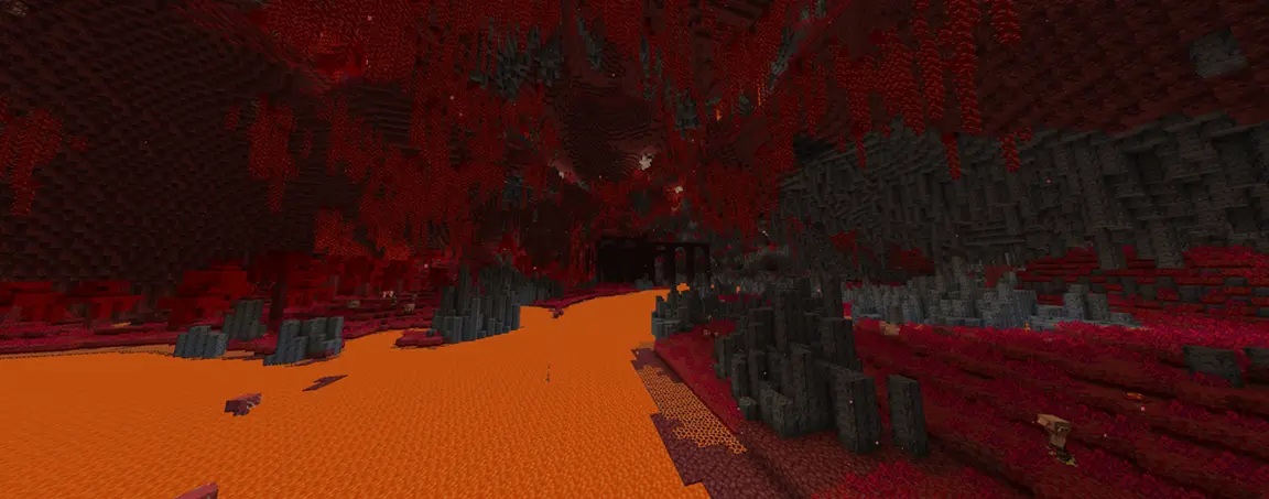 A nether fortress in the crimson steppe