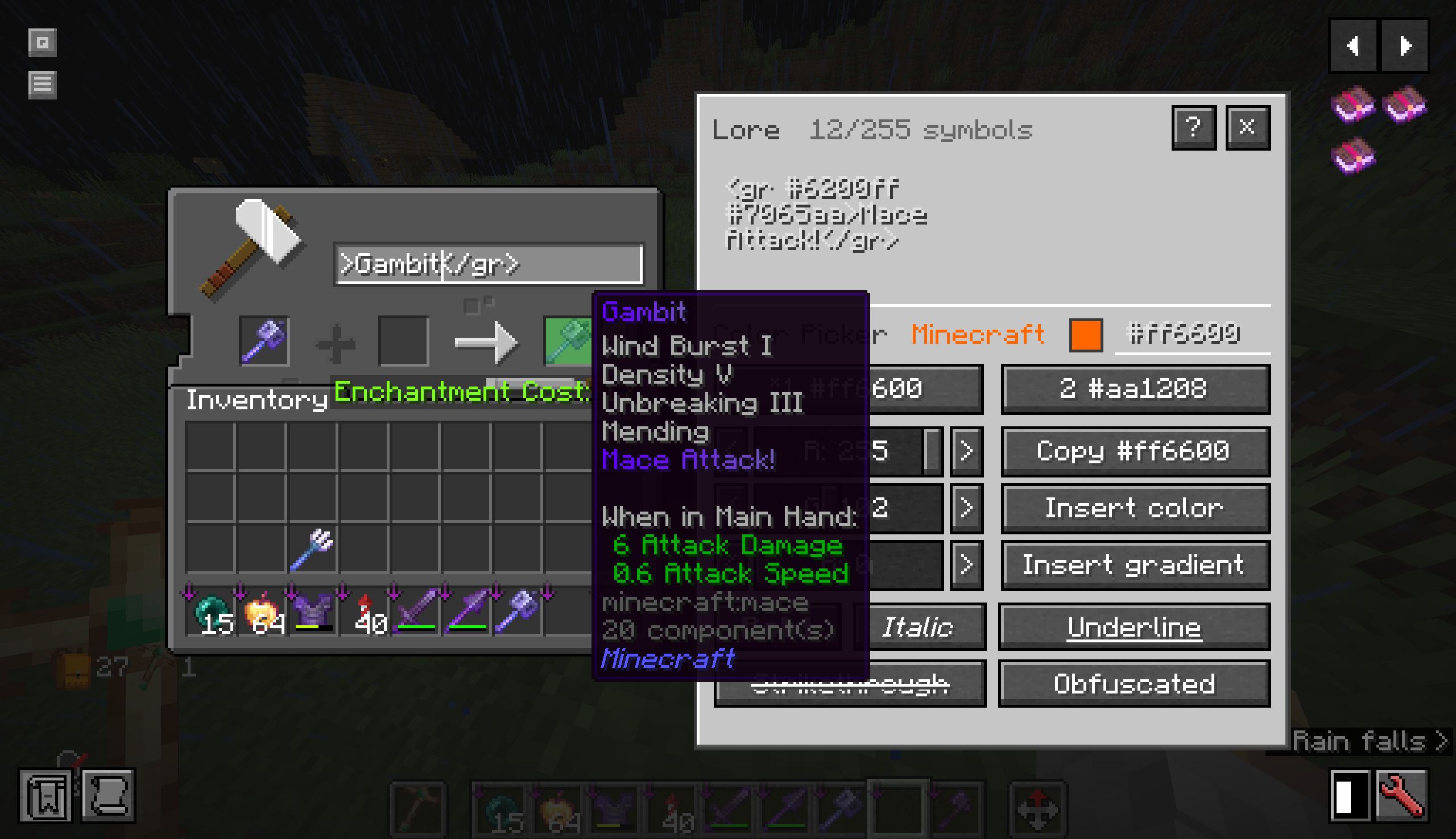 Mace example