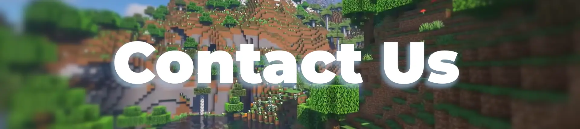 LazurMC Banner of Header Title 'Contact Us'