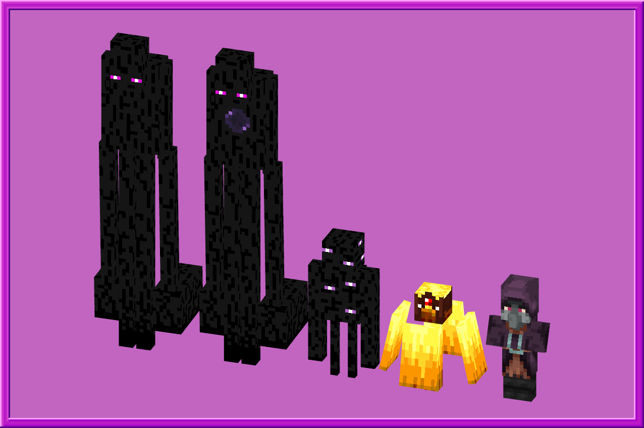 Showcase of new mob models added by Survival Dreams