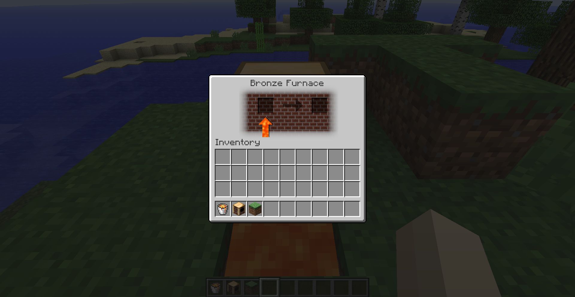 Bronze Furnace's GUI