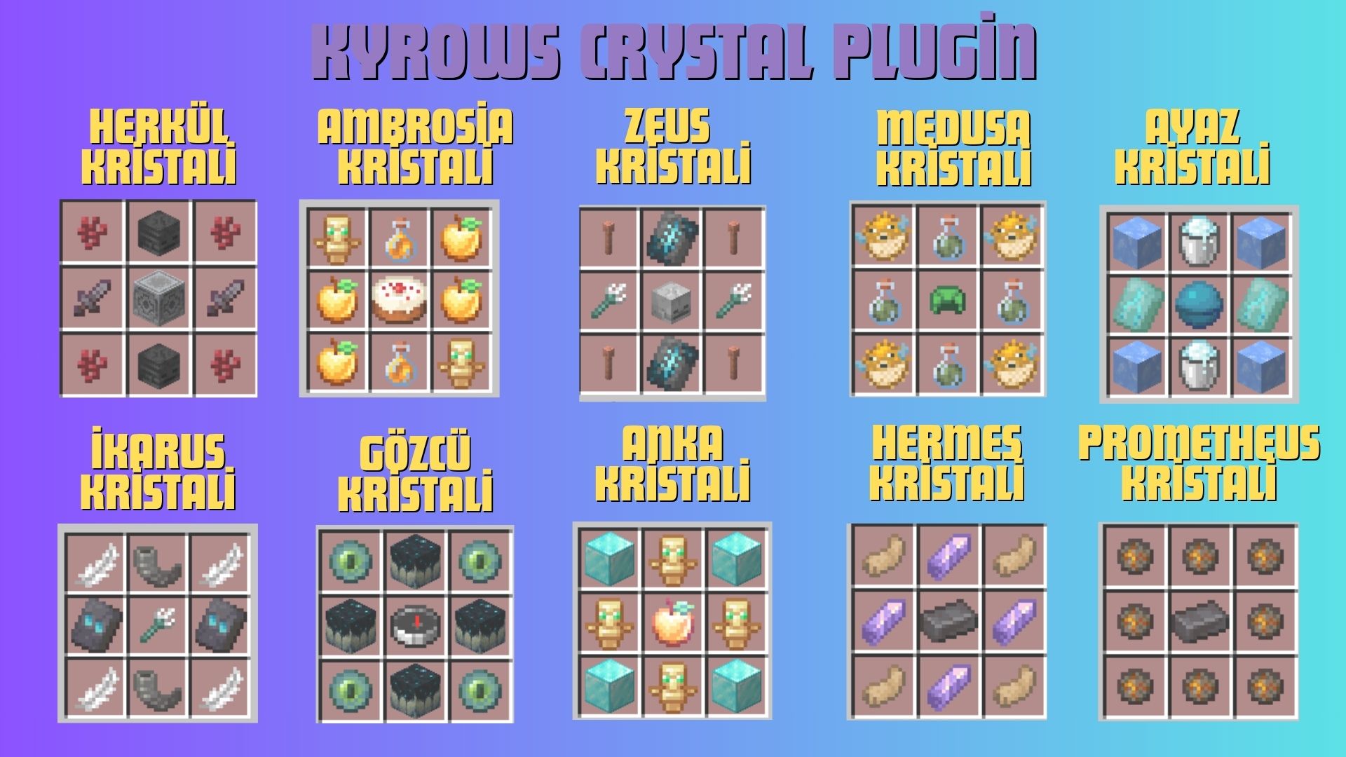 Crystal Recipe