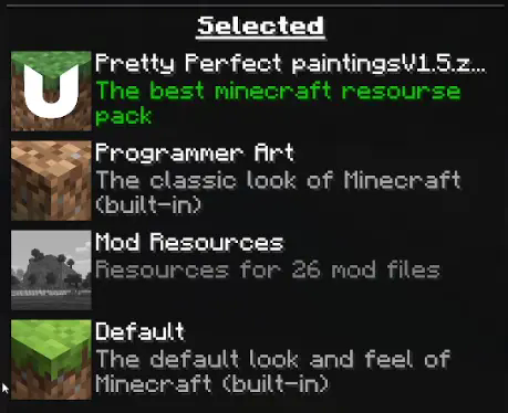 Resource packs