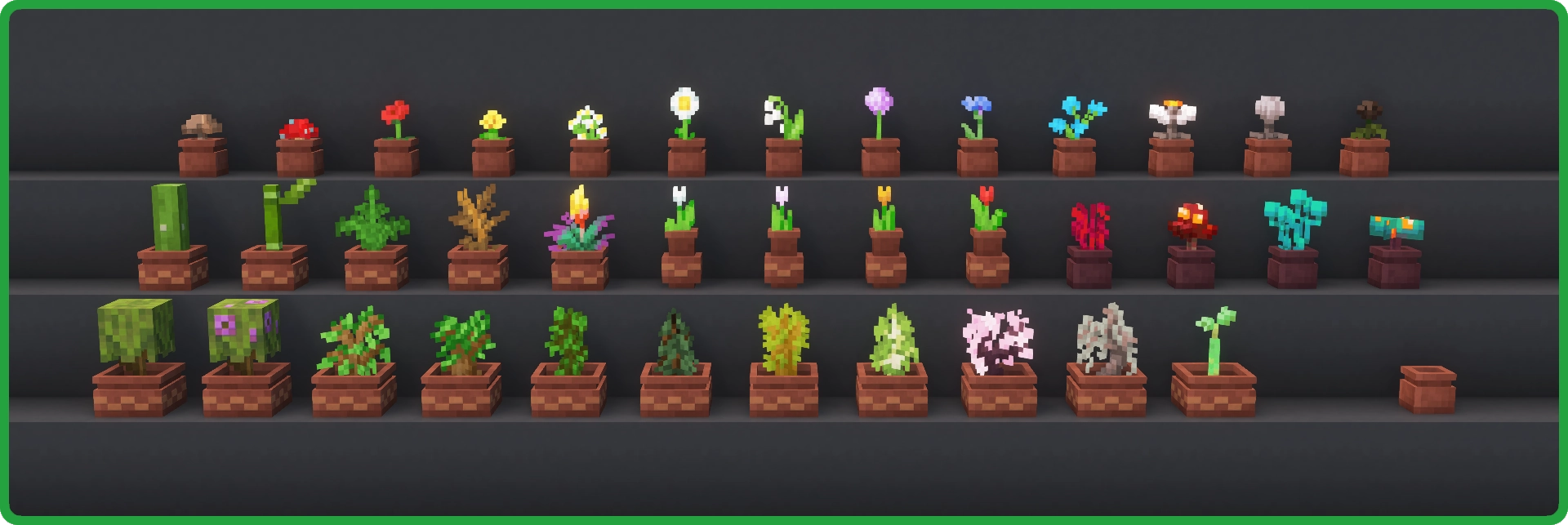 All potted plants