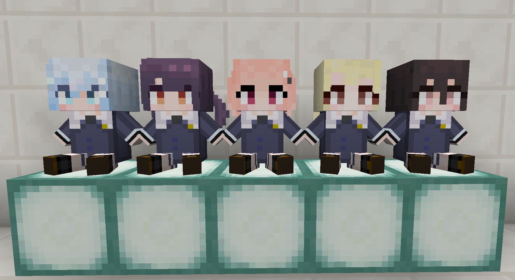 Decorative Blocks of Morfonica Band Members