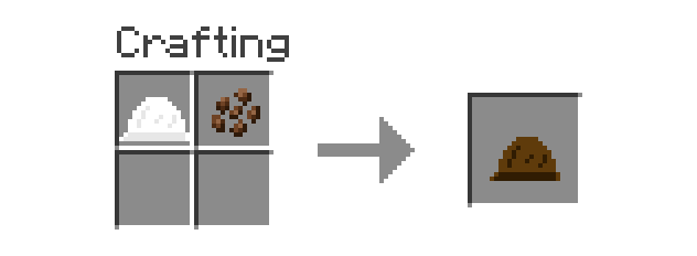 Crafting Recipe of Scoop of Chocolate Ice Cream