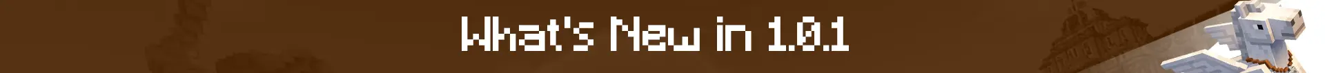 What's New in 1.0.1