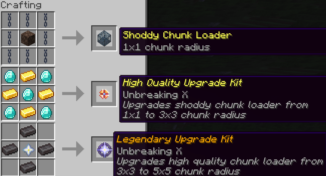 crafting recipes
