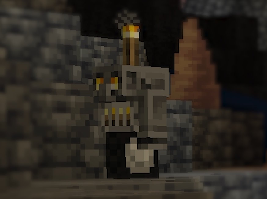 Copper golem from lazy tools mod