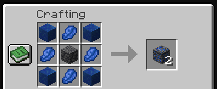 CraftForje Lapis Lazuli Ore Deepslate Crafteo