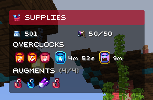 Supplies module