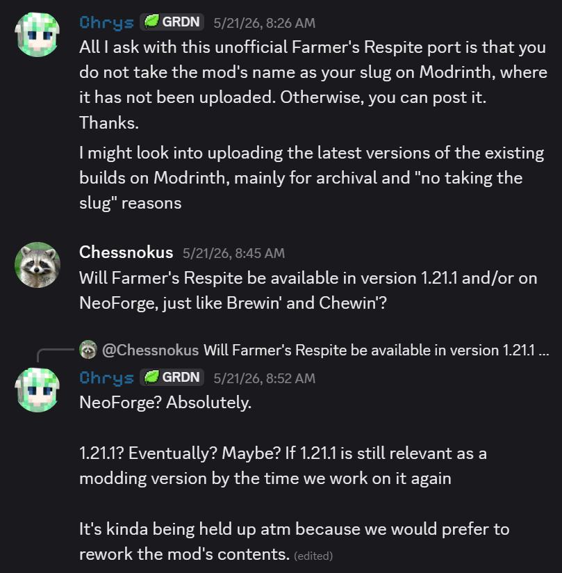 Discord Screenshots for Permission 1