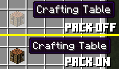 Comparison of Pack Off vs Pack On