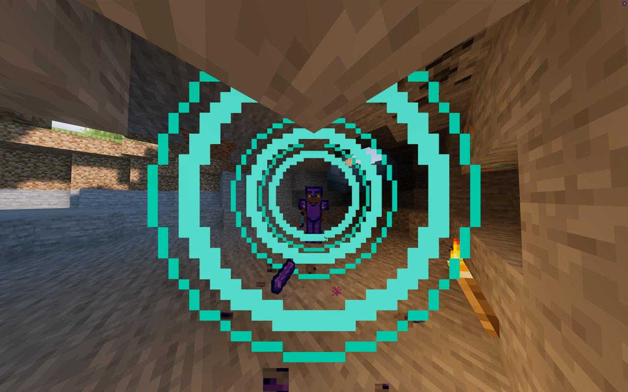 Circular sonic beams coming through a device