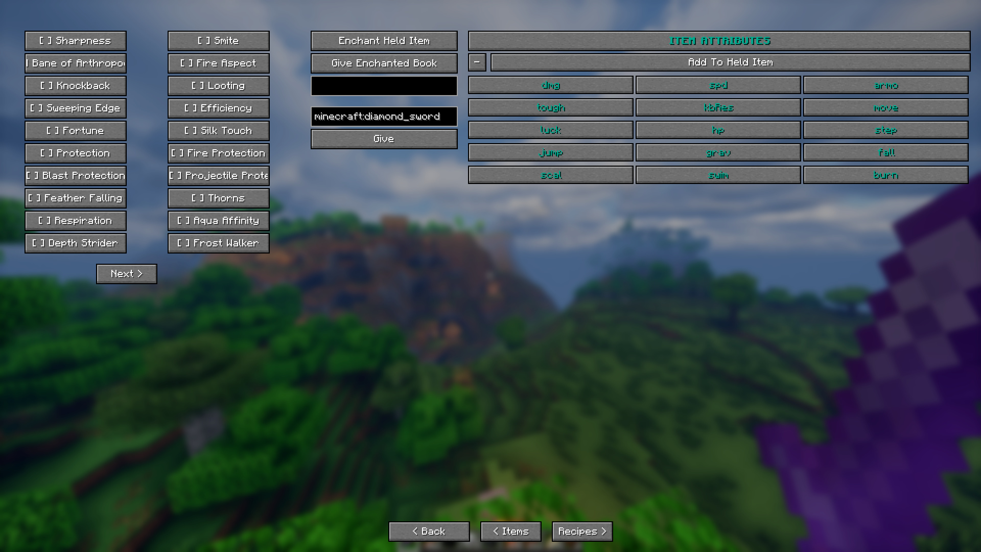 Custom items