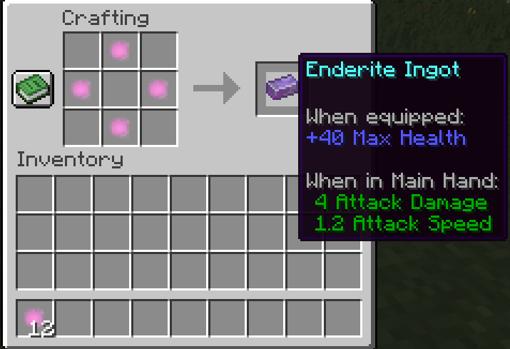 Enderite Ingot recipe
