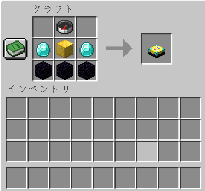 Craft recipe of Pyxis block