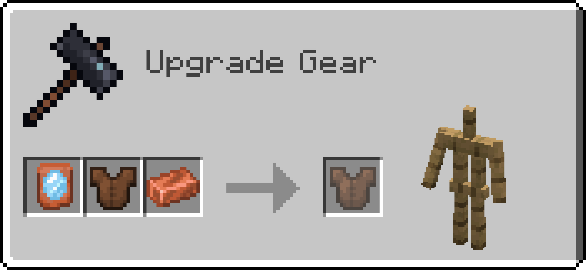 This gif shows the smithing recipes