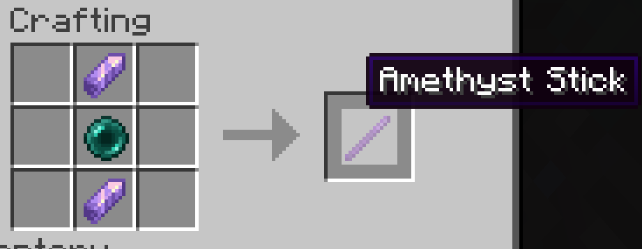Amethyst Stick Recipe