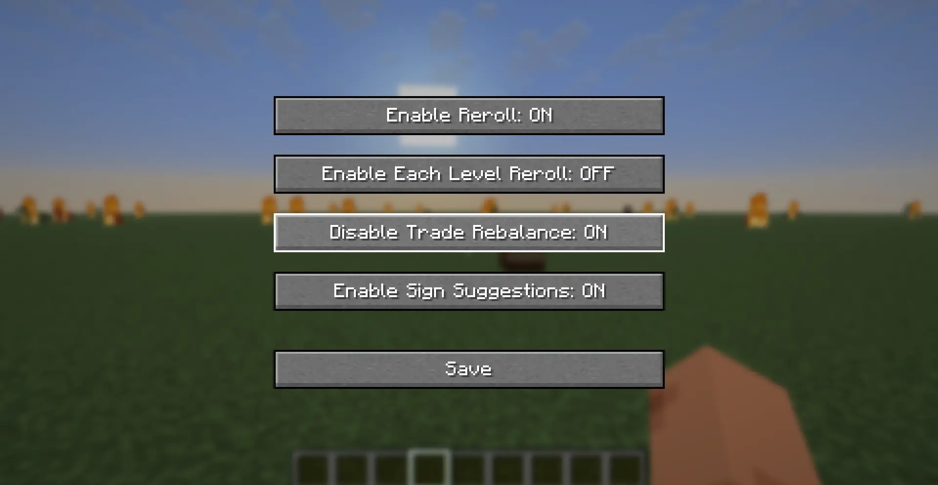 Added new configs