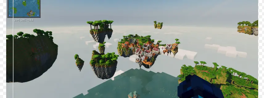 uhhh insert really cool islands and a village surrounded by islands and a ocean here