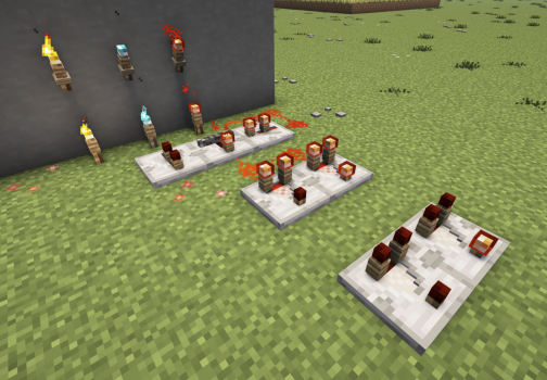 3D Redstone Repeater and Comparator