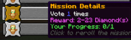 Voting mission in the GUI