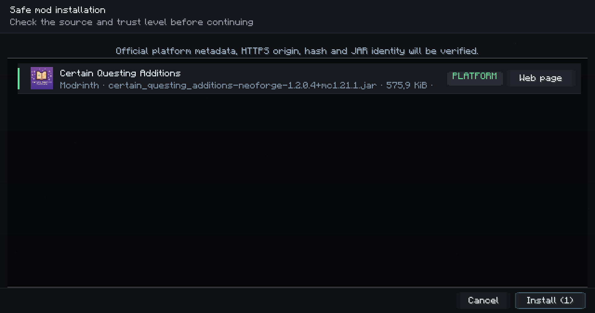 mod_install