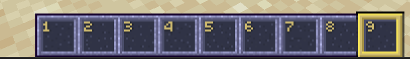Numbered Hotbar
