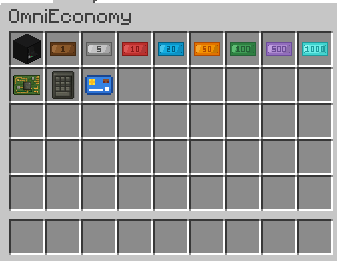 OmniEconomy Items & Blocks