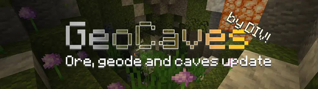 GeoCaves. Ore, geode and caves update
