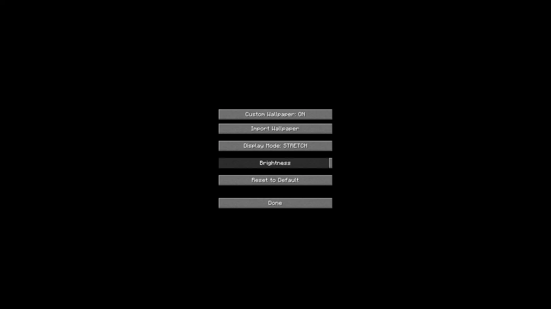 custom wapllaper menu