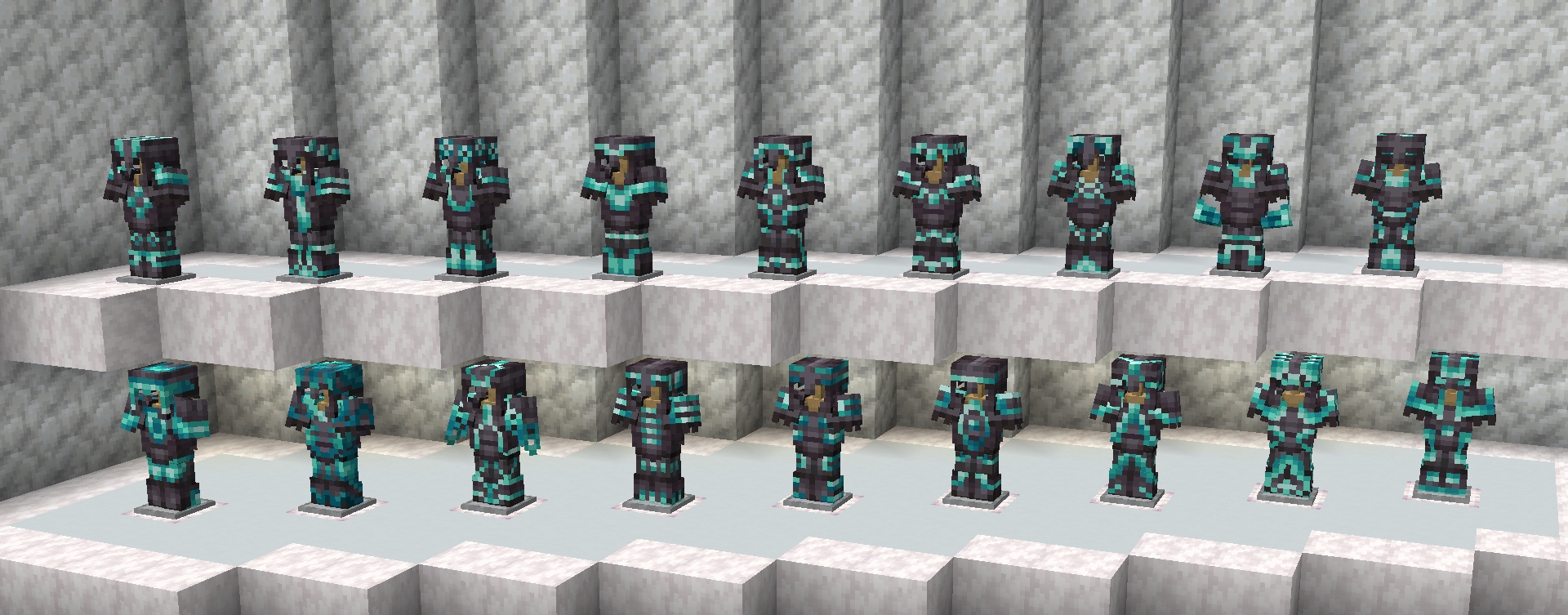 All of the changed armor trim textures!