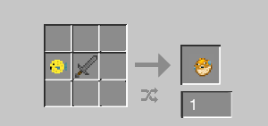 the crafting recipe for a clean pufferfish is a pufferfish, and a stone knife together