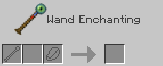 Wand Enchanting Table UI