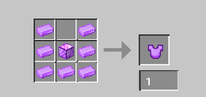 Tenevit chestplate crafting