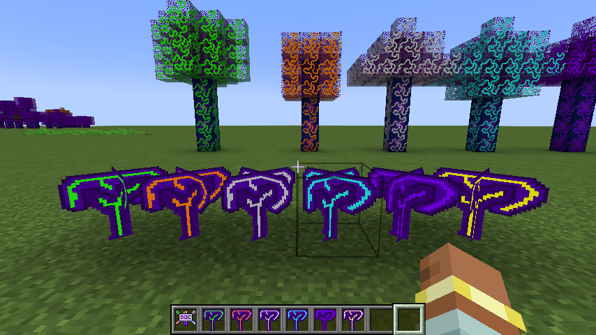 All Quantum Particle Tree Sapling Types