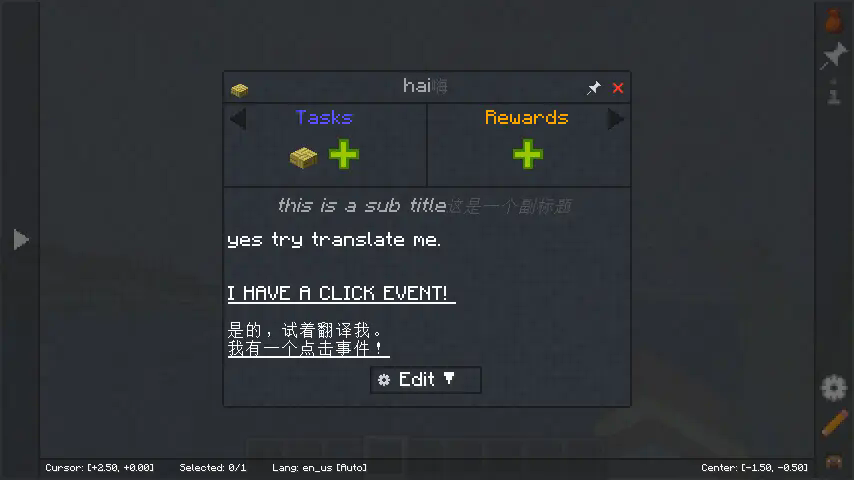 Translate FTB Quest